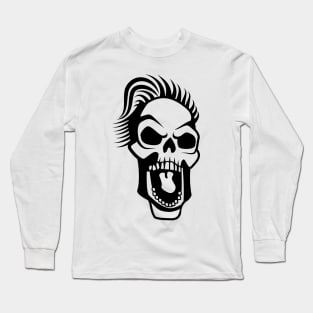 Screaming Skull Long Sleeve T-Shirt